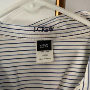 J Crew striped blouse
